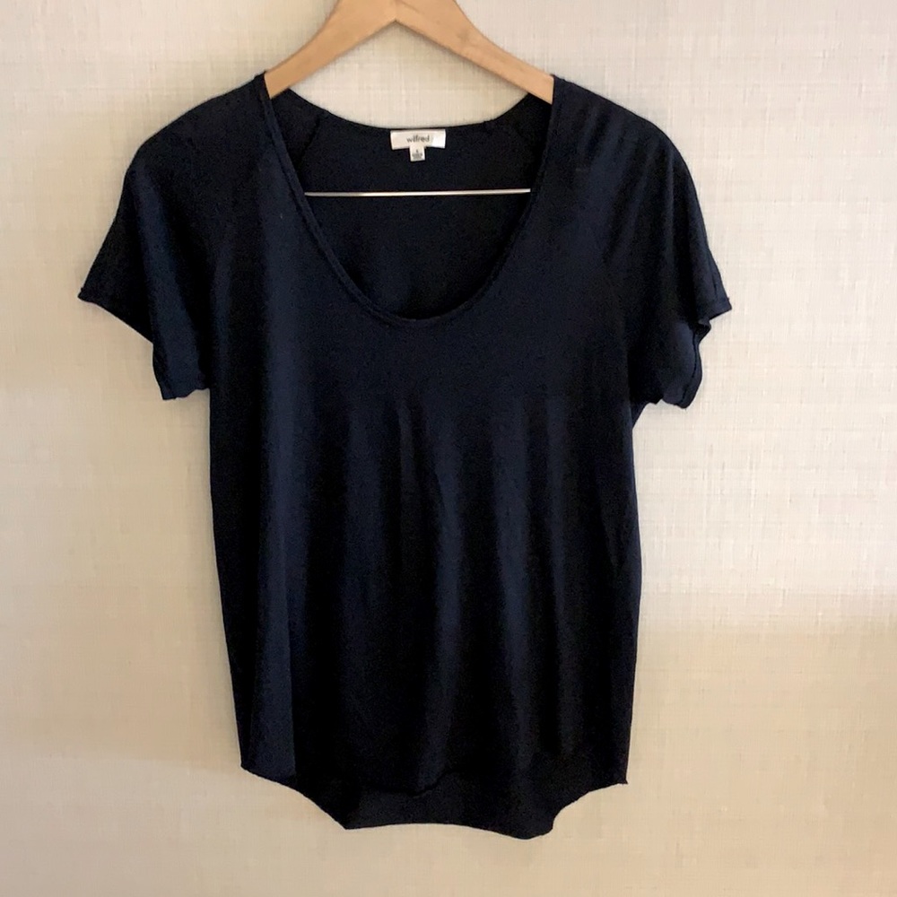 Wilfreds Black Crew Neck T-Shirt